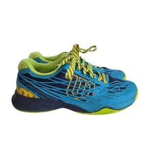 Wilson Kaos 145464 RARE Color Sneakers Blue Teal Green Shoes Women's Size 11.5